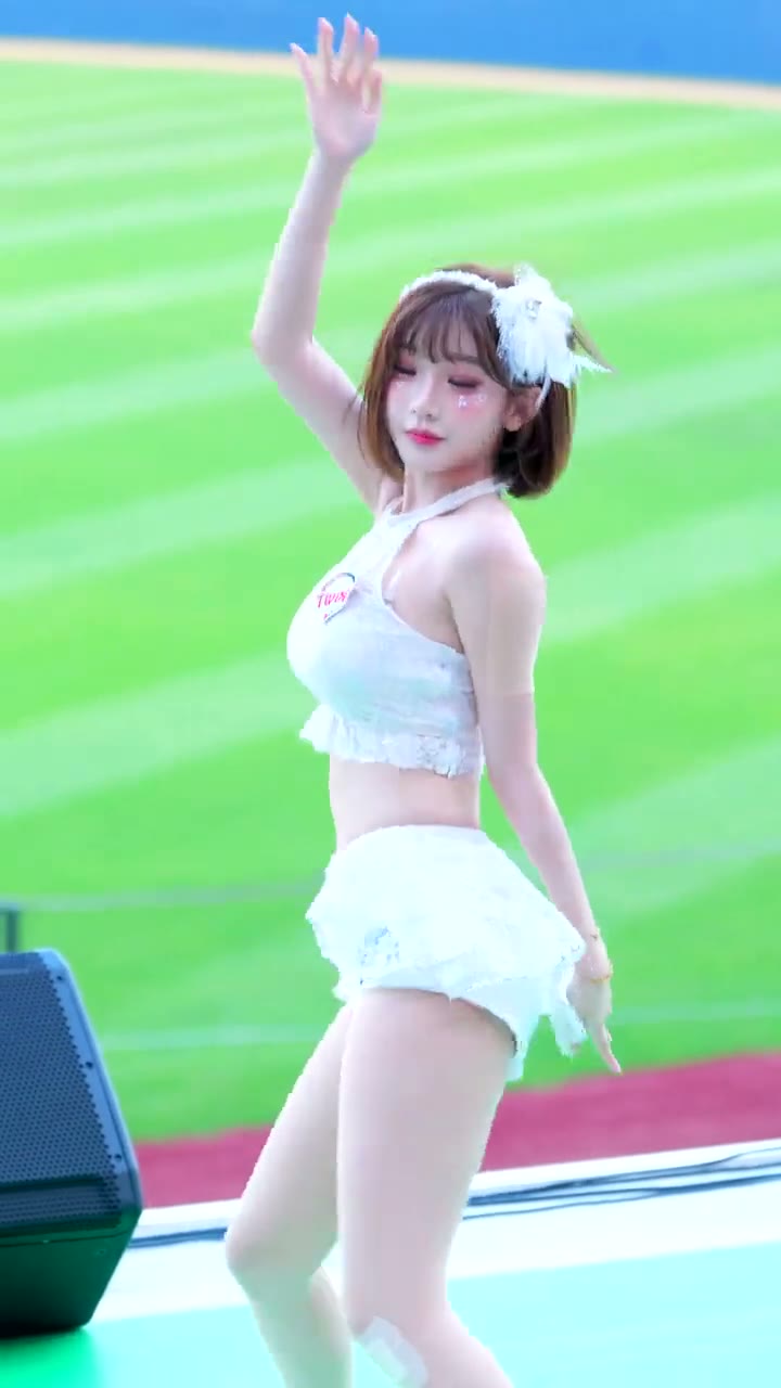 이주은 엘지시절 영상들 모음+끈 풀림