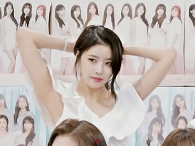 머리 묶는 러블리즈 미주 페로몬 2