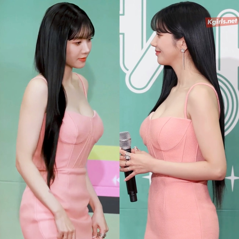 권은비 레드카펫 핑크드레스 자태 8