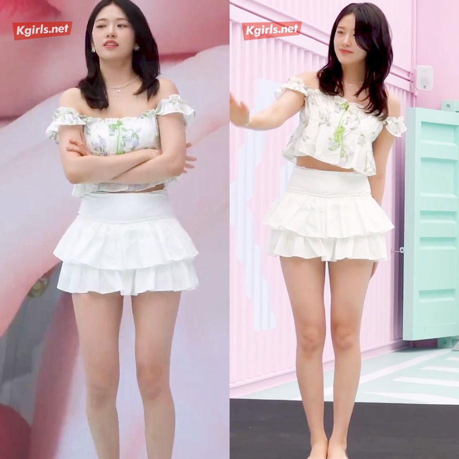 아이브 안유진 오늘자 화사한 각선미 8