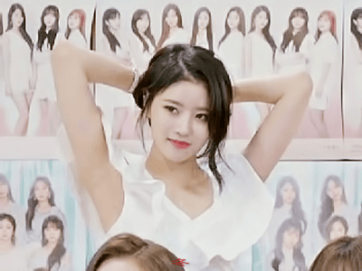 머리 묶는 러블리즈 미주 페로몬 3