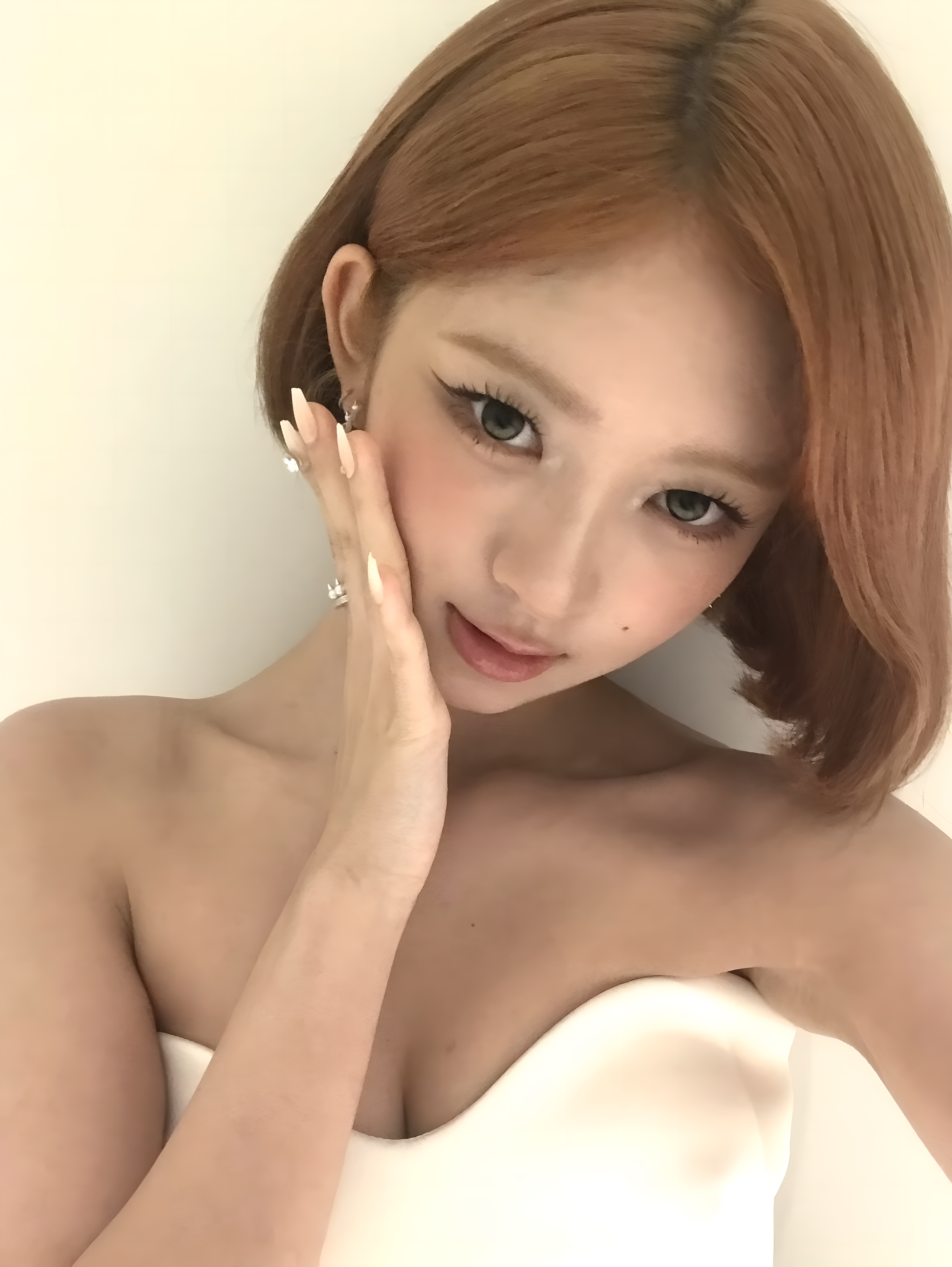 아이브 레이 cleavage 모음 4