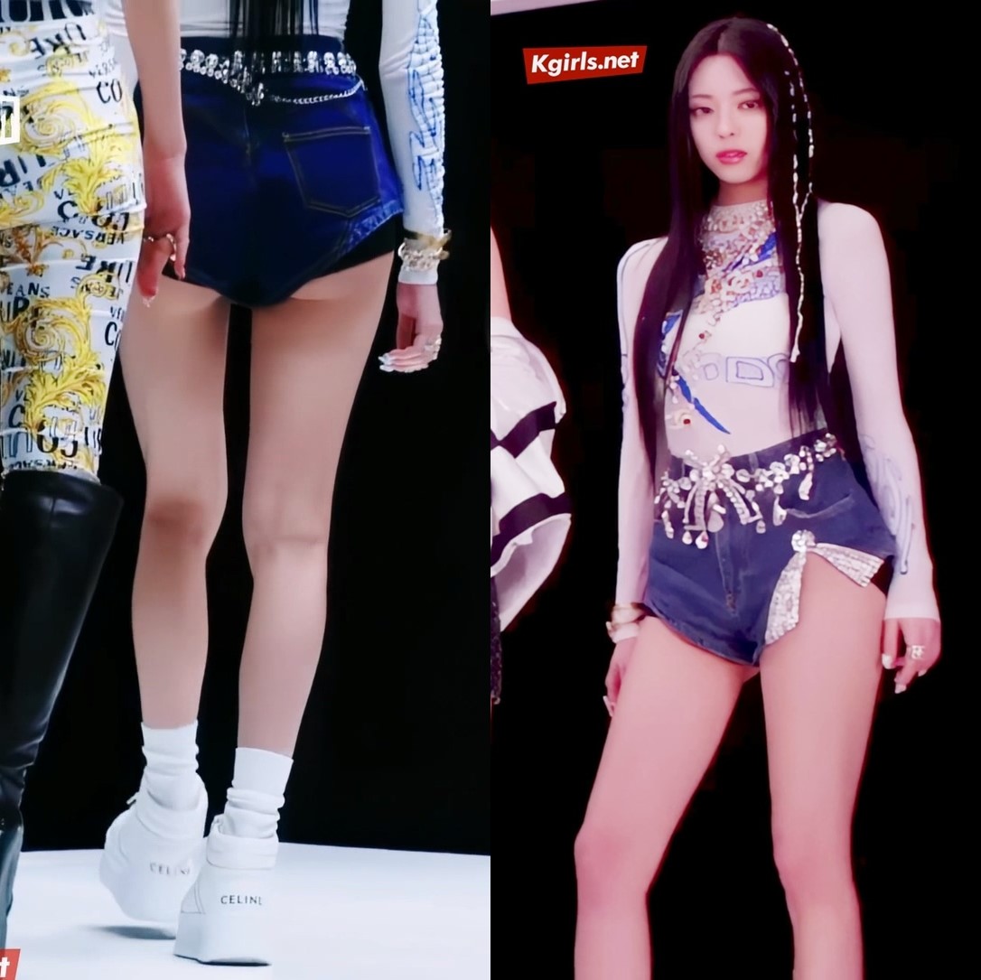 있지 유나 너무 짧은 청팬츠 6