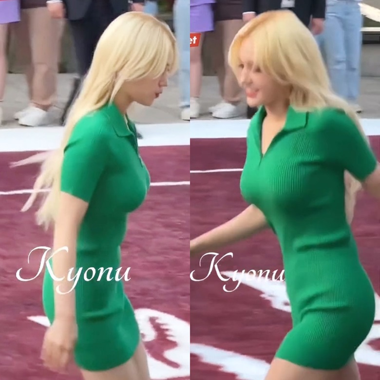 전소미 묵직한 바운스가 느껴지는 원피스 7
