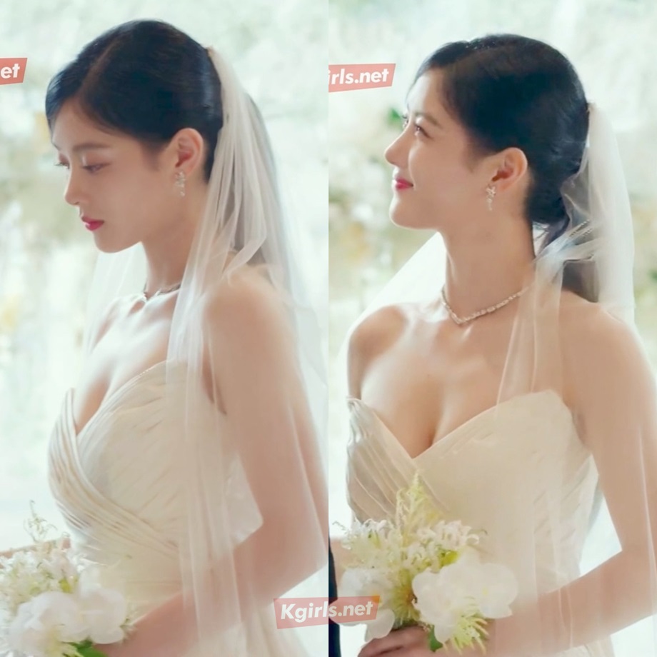 마이데몬 김유정 웨딩 드레스 장면 10