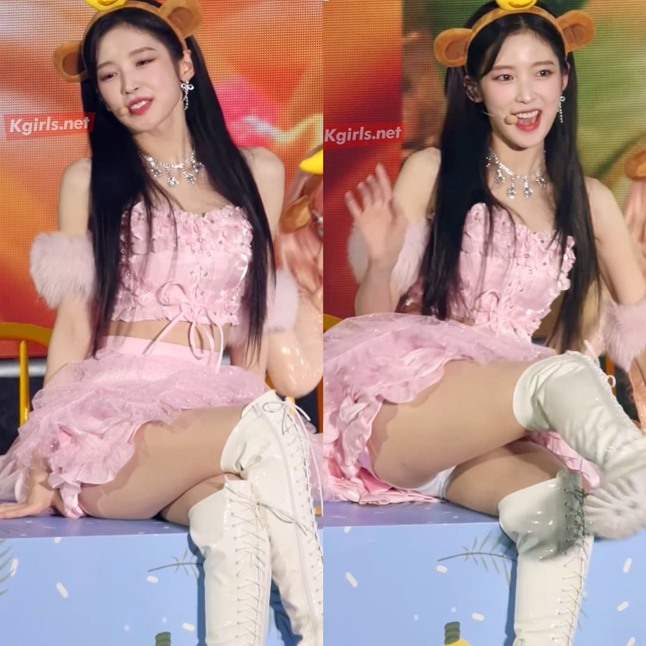 긴머리 오마이걸 아린 콘서트 팬서비스 5