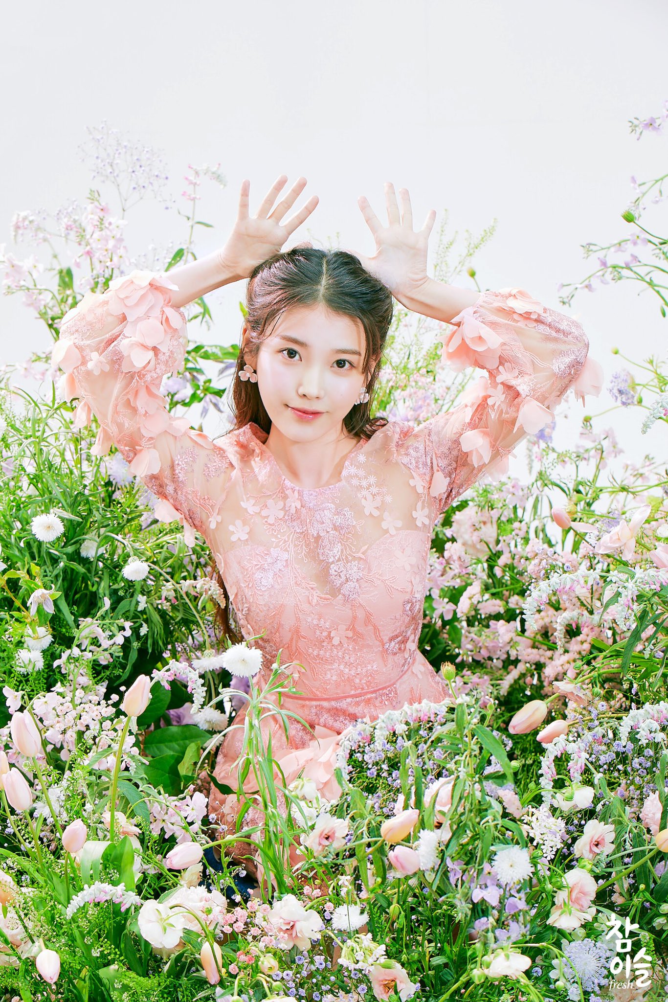참이슬인스타 아이유 생일 축하사진 5