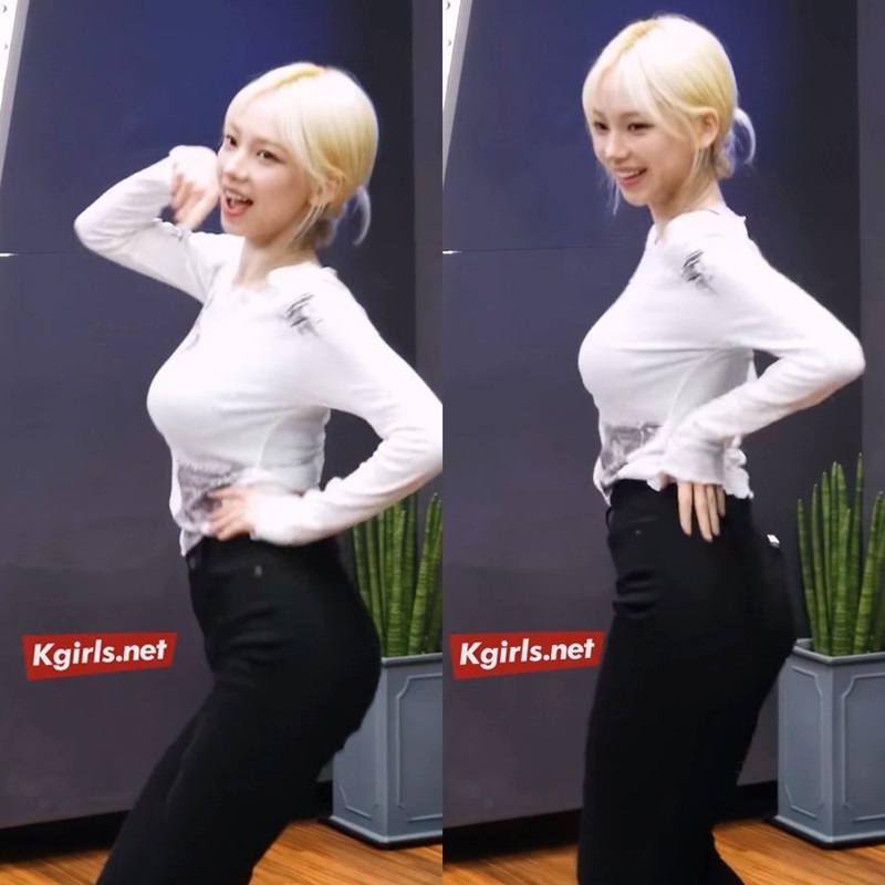 에스파 카리나 사복 차림으로 Spicy 안무 6