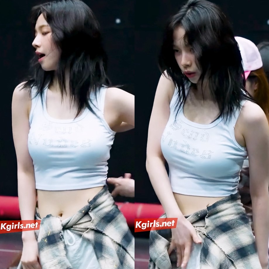 에스파 카리나 리허설 탱크탑 패션 5