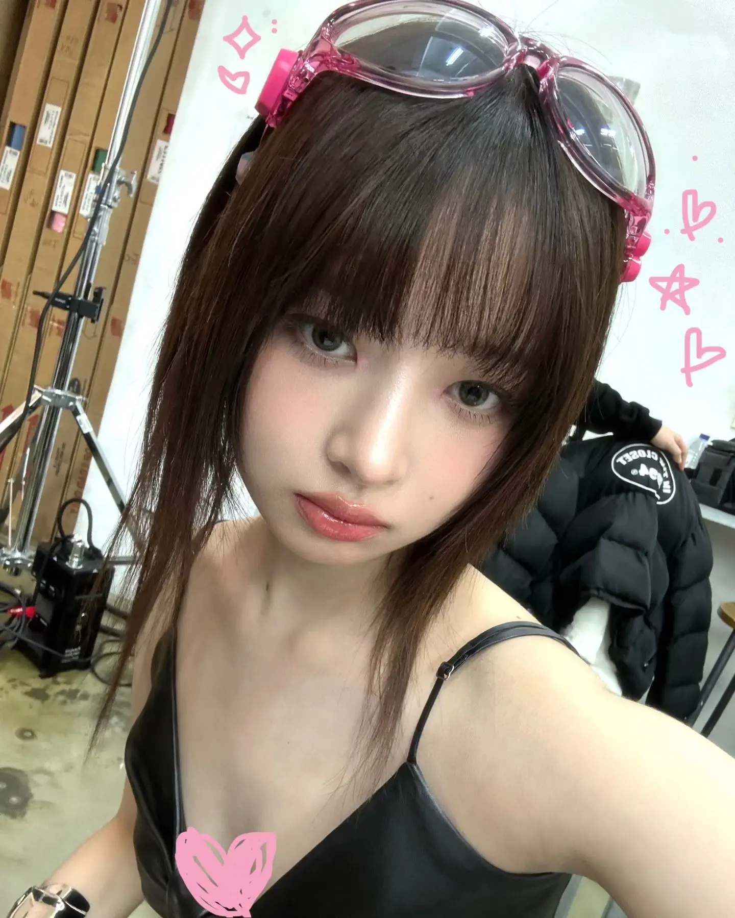 아이브 레이 cleavage 모음 1