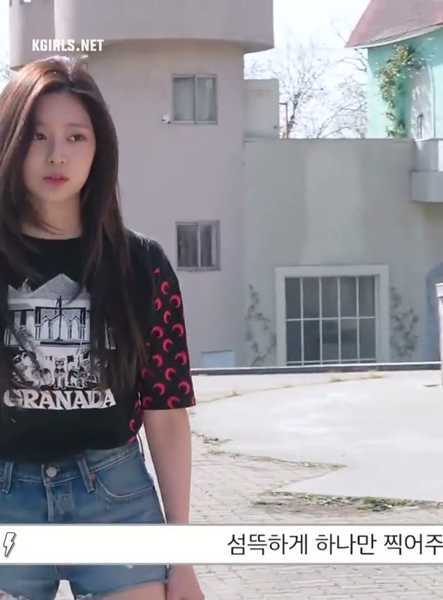 아이즈원 김민주 화보 촬영 현장
