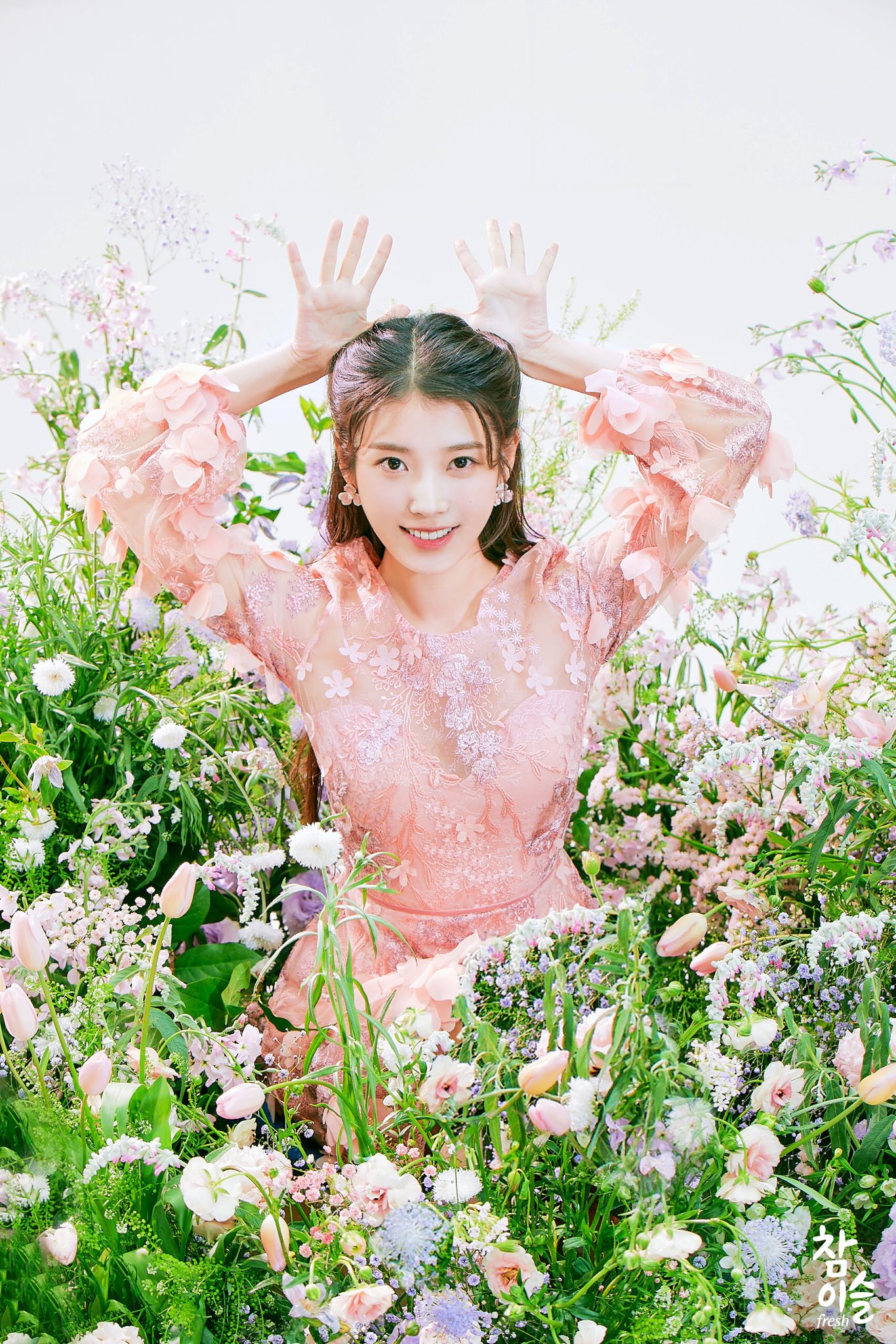 참이슬인스타 아이유 생일 축하사진 4