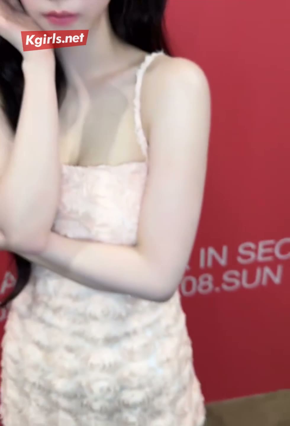 카리나 무신사 뷰티 페스타 미니 원피스