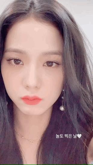 블랙핑크 지수 인스타 셀카 수준 2