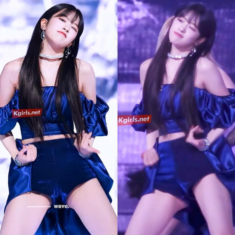 아이브 안유진 뮤직뱅크 짧은 팬츠 11