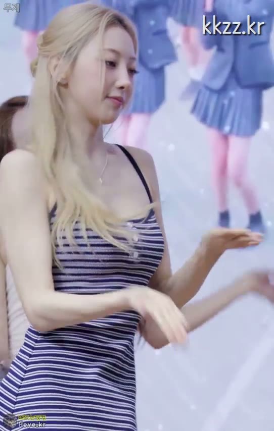 [하이키] 하이키 리이나 끈 줄무늬 원피스