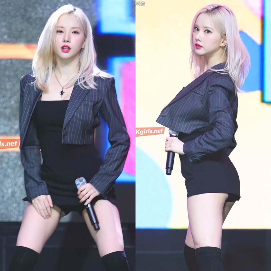비비지 은하 새하얀 벅지가 돋보이는 9